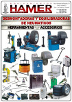 Desmontadoras y Equilibradoras de Neumáticos, Automáticas, Semiautomáticas, Micropocesador, Electrónicas, Digitales, Niveladores, Alineadores, Vulcanizadoras, Calibradores, Extractores, Llaves de impacto, Enrolladores, Pistolas de inflado, Infladores, Sopladoras, Tanques, Accesorios, etc… catalogo