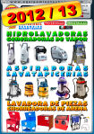 Hidrolimpiadoras, Hidrolavadoras, Agua Fría, Agua Caliente, Lavadora de piezas, Neumáticas, Eléctricas, Inoxidables, Aspiradoras industriales, de Herramientas, Generador de Vapor, Accesorios, Recambios, etc… catalogo